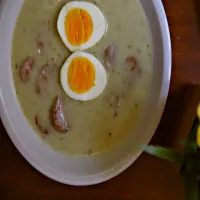 Kremowy żurek na maślance.