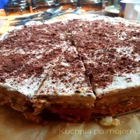 Kajmaczek. Biszkoptowy przekładaniec na Wielkanoc i nie tylko