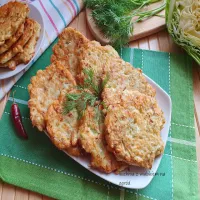 Placuszki z młodej kapusty