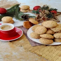 Świąteczne migdałowo-miodowe ciasteczka