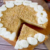 Ciasto Złota Jabłonka – biszkopt z jabłkami i kremem orzechowym