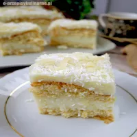 Ciasto Pijane Rafaello – wilgotne, kokosowe i obłędnie pyszne