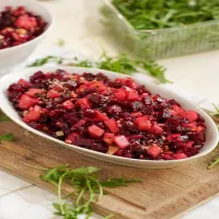 Surówka z buraka i gruszki