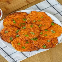 Placki marchewkowe z piekarnika