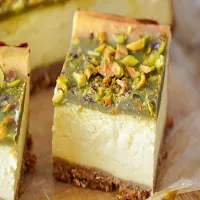 Sernik pistacjowy