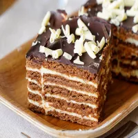 Ciasto przekładane bez pieczenia