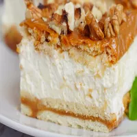 Ciasto krówkowe na herbatnikach