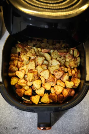 Walentynkowe frytki z airfryer