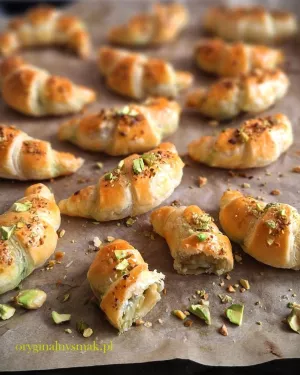 Szybkie rogaliki pistacjowe