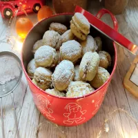 Orzeszki z kremem orzechowo-kawowym