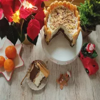 Ciasto z kremem i biszkoptami, bez pieczenia