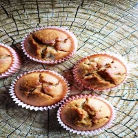 Muffinki bananowe z orzechami