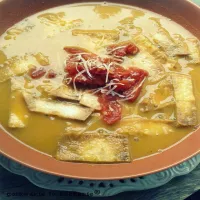 Gdzie ta wiosna? i Zupa (SOPA) z chipsami z tortilli i pieczonymi pomidorami