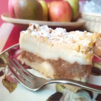 Szarlotka z budyniem