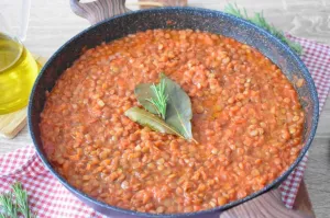Włoskie ragù z soczewicy