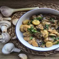 Kurczak w sosie pieczarkowym