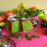 Babka majonezowa -  Zielona łąka