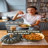 Kapusta pekińska słodko kwaśna z orzeszkami ziemnymi, fit obiad.