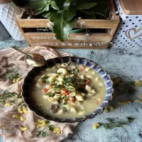 Zupa pieczarkowa z makaronem