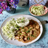 Kurczak w sosie orzechowym