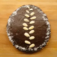 Mazurek owsiany z kremem kawowym