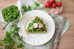 Wiosenna frittata w wersji pieczonej