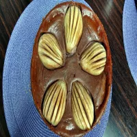 Sernik czekoladowy z gruszkami