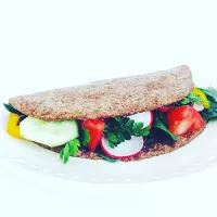 Bezglutenowe wrapy z siemienia lnianego-wegańskie, keto, zero waste.