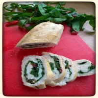 Roladki z kurczaka faszerowane boćwiną.