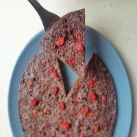 Czekoladowy omlet z kaszy manny