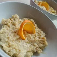 Budyń jaglany o smaku pomarańczowo-waniliowym