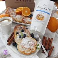 Pomarańczowo – bananowe racuchy z nutą cynamonu