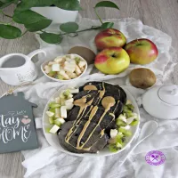 Kakaowe placuszki z serka wiejskiego