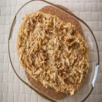 Zapiekana owsianka z jabłkiem i bananem. MEEEGAAA!!!