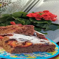 ciasto "murzynek" śliwkowy rózgą mieszany...