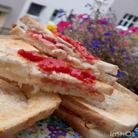 tosty na szybko z airfryera...