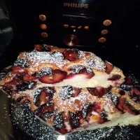 drożdżowe na suchych drożdżach i oleju ze śliwkami i kruszonką z airfryer...