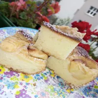 pyszne "leniwe"  drożdżowe ciasto z jabłkami...