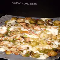 pyszna brukselka z indykiem z airfryera...