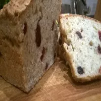 Szybki i prosty chleb z żurawiną