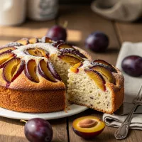 Placek Jogurtowy ze Śliwkami – Sezonowy Hit