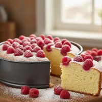 Placek biszkoptowy z malinami – smak lata w każdym kawałku!