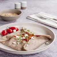 Naleśniki gryczane z papryką i jajkiem galettes bretonnes