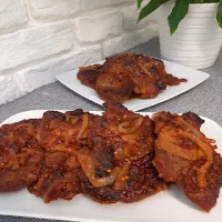 Karkówka pieczona w marynacie keczupowej