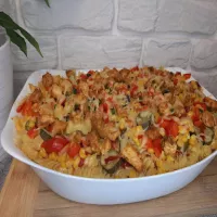 Zapiekanka makaronowa gyros