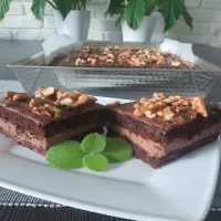 Ciasto czekoladowe z nutellą i orzechami