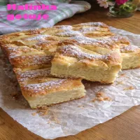 Ciasto jogurtowe z jabłkami na dużą blaszkę