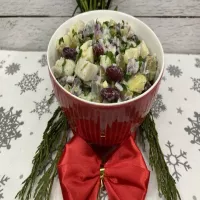 Sałatka śledziowa z fasolką czerwoną