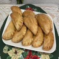 Wigilijne pierogi pieczone do barszczu