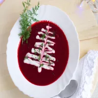 ZUPA-KREM Z PIECZONYCH BURAKÓW Z TYMIANKIEM